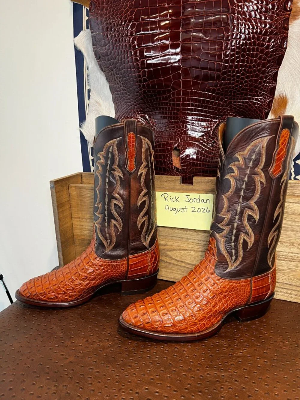 Nocona Nile Hornback Cowboy Boots in Men's 10D/10.5D *READ*